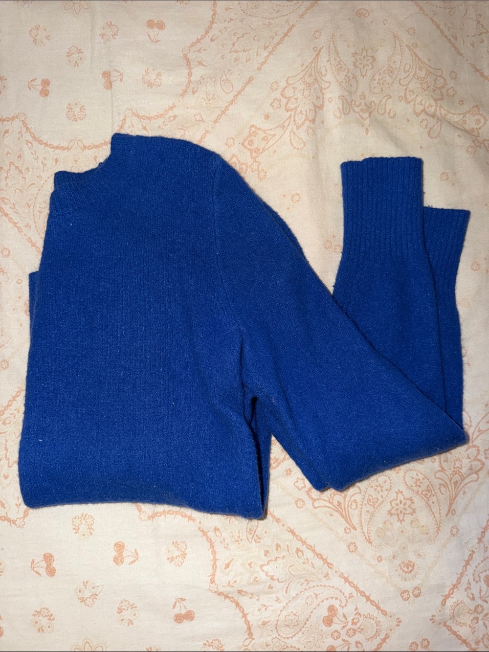 J. Crew Electric Blue Crewneck Sweater
